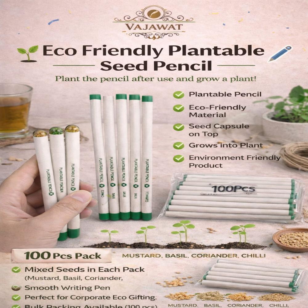 SEED PENCIL Loose 100`s Packaging Eco Friendly