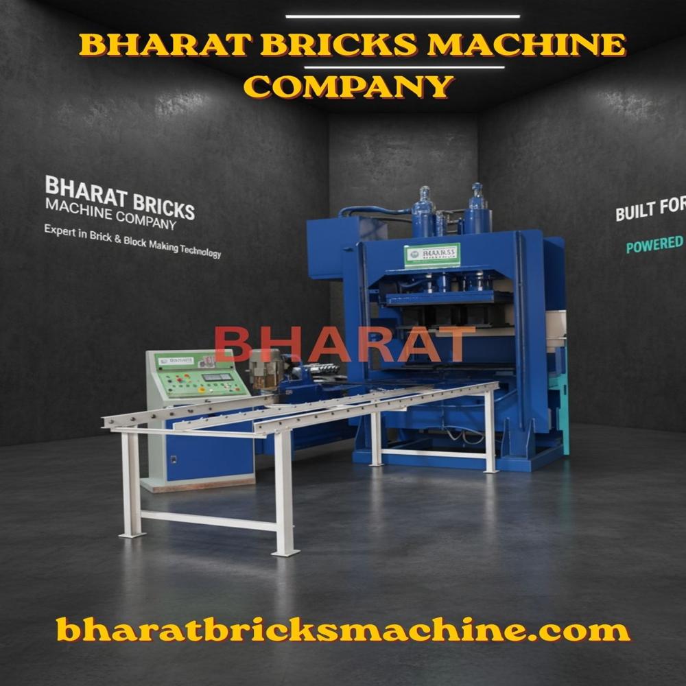Automatic Fly Ash Brick Machine - Color: Blue