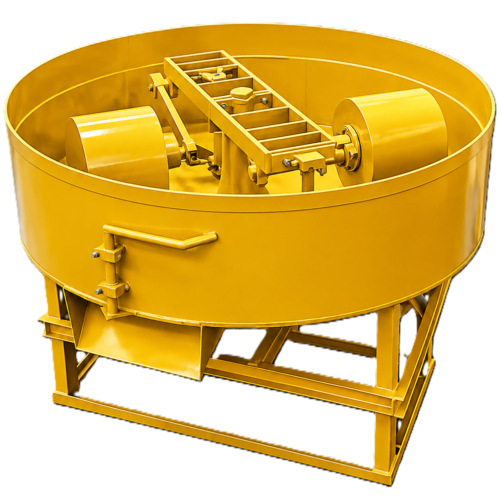 Roller Pan Mixer Machine - Capacity: 500 Kg