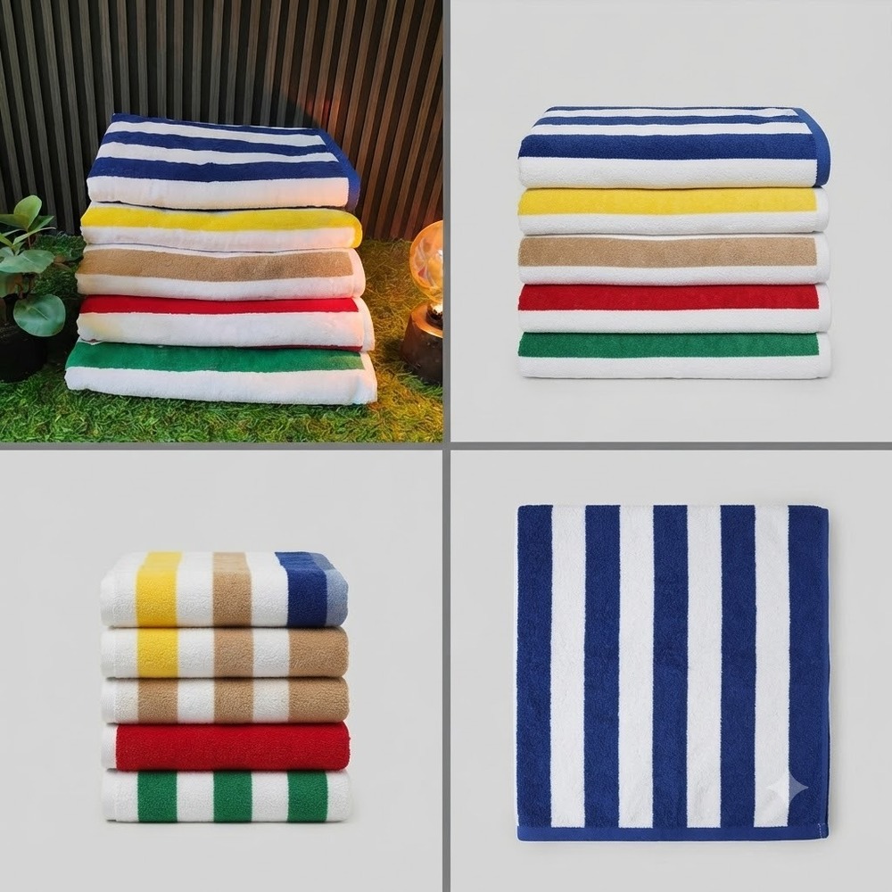 30x60 Inch Multi Color Cabana Pool Towel