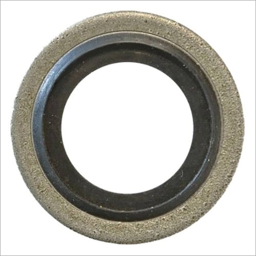 Bonded Seals - Rubber Material, Round Shape | Industrial Application, Durable Performance