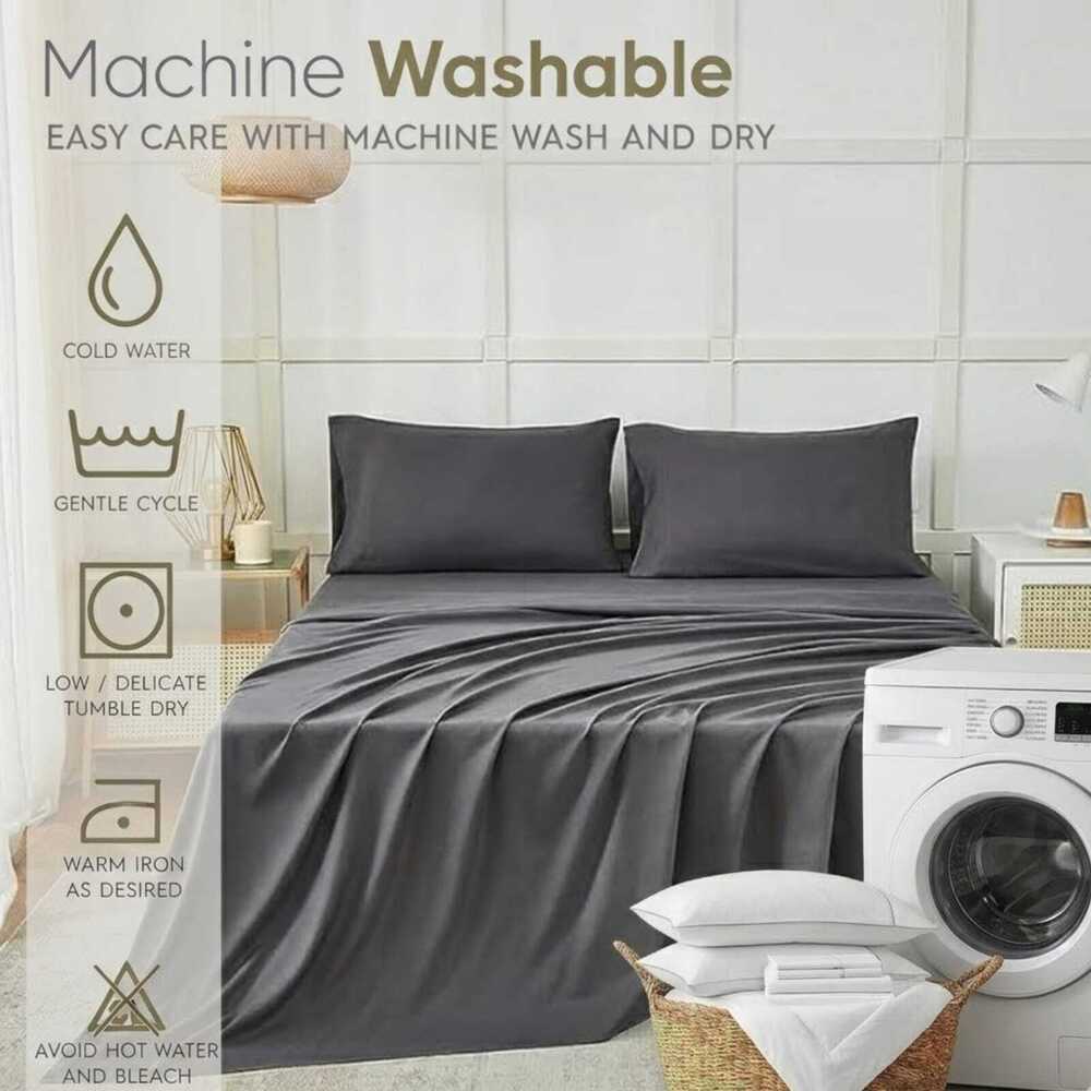 Machine Washable Double Bedsheet