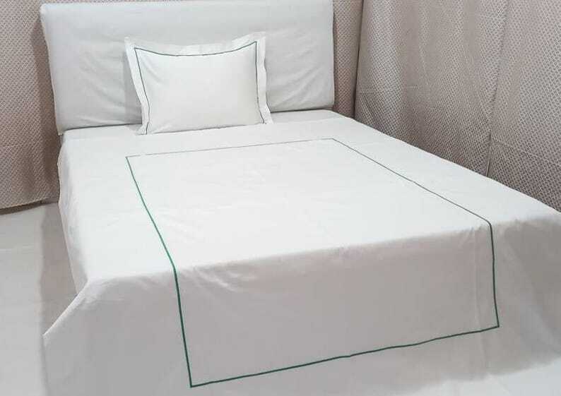 Single Embroidery Border Duved Cover