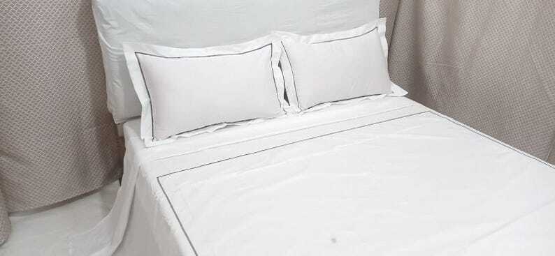Single Embroidery Border Duved Cover