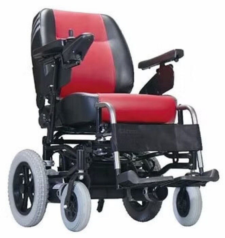 Hospital Wheelchair Power - Backrest Height: 18 Inches
