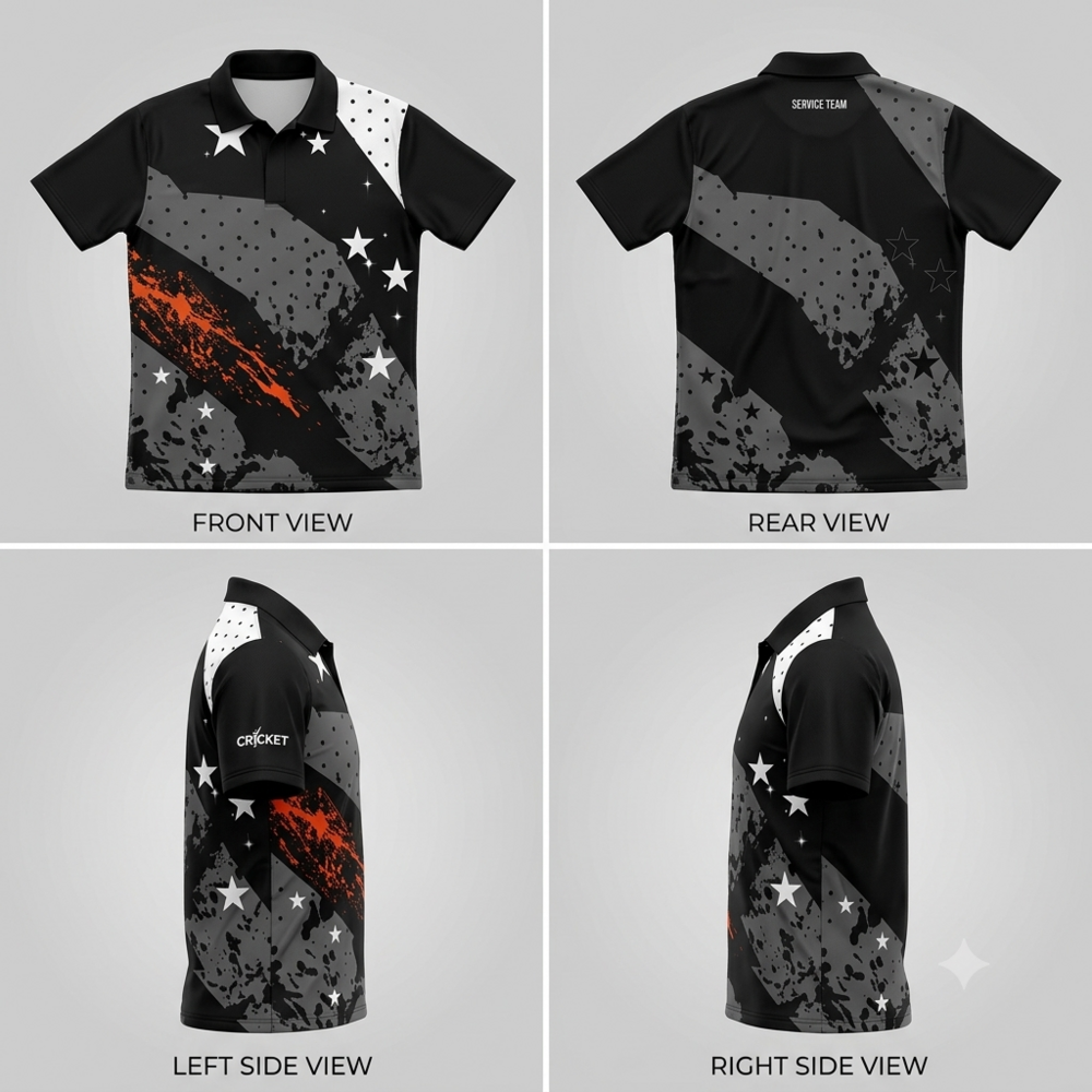 Mens Cricket T-Shirt Printing Service