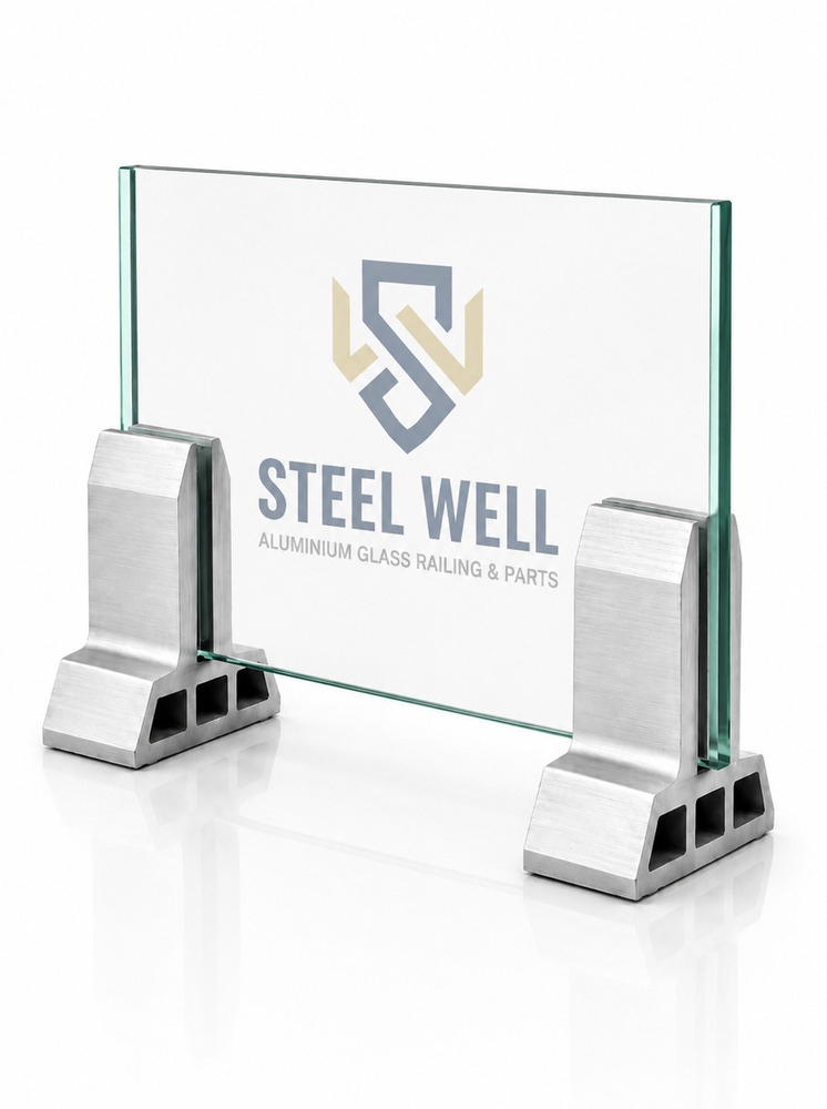 aluminium Railing T Bracket - Custom Sizes, Silver, Anodized Finish, Corrosion Resistant, Load Up to 300 kg