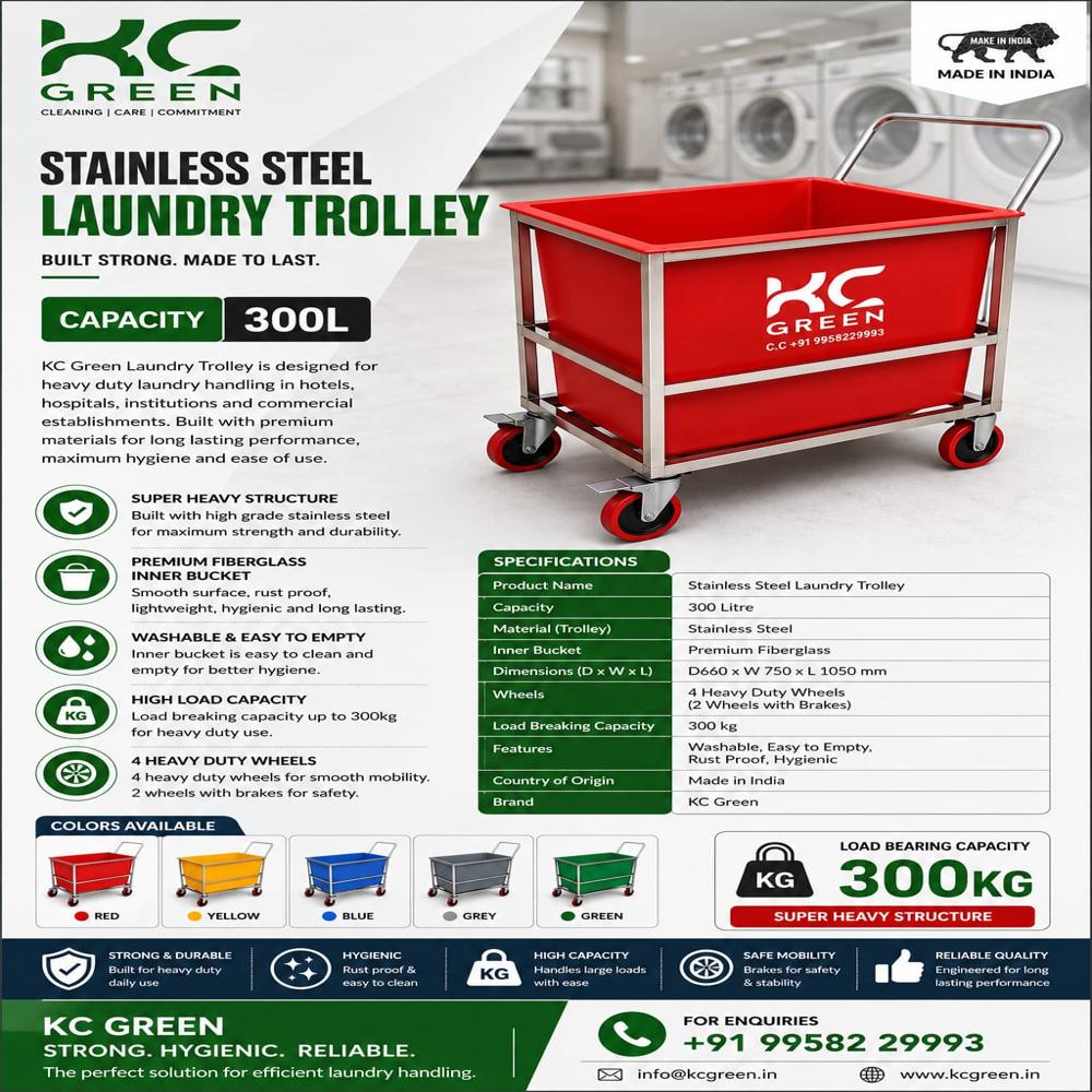 Large Laundry Trolley 
