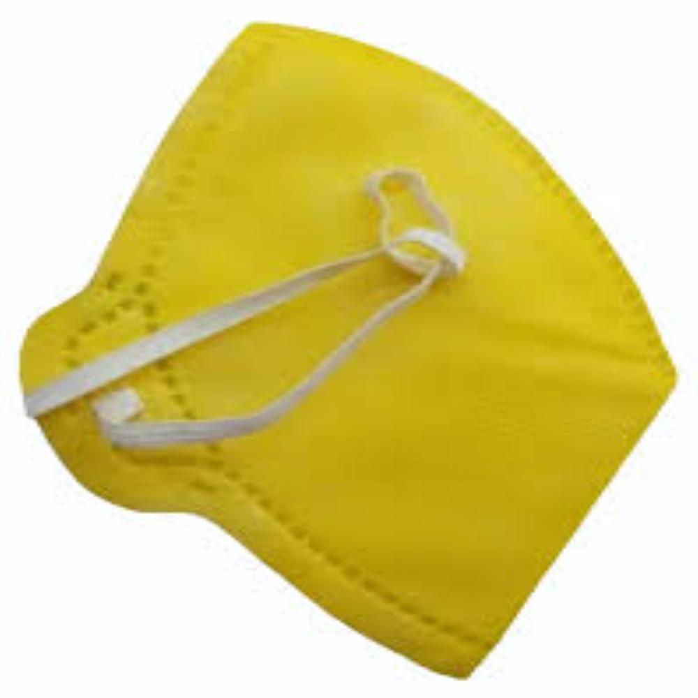 Yellow Non Woven Face Mask