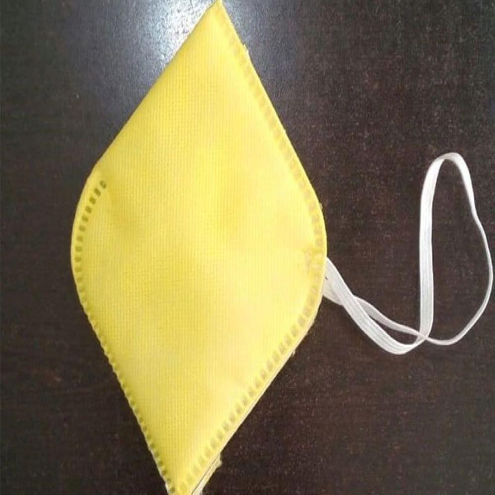 Yellow Non Woven Face Mask