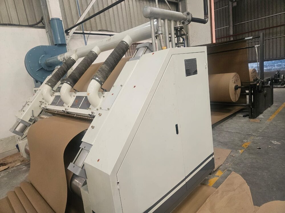 Vacuum Fingerless Single Facer Paper Corrugated Machine