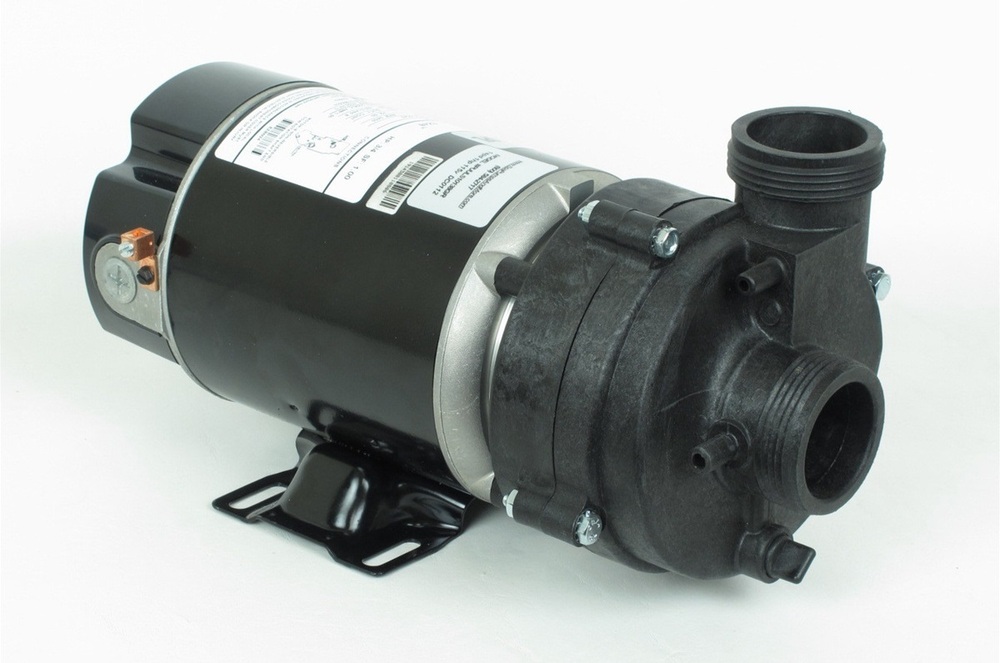3 HP Jacuzzi Pump - Thermoplastic/Metal, 16-18 Inch, Black | Corrosion Resistant, Sealed Ball Bearings, Low Noise Operation