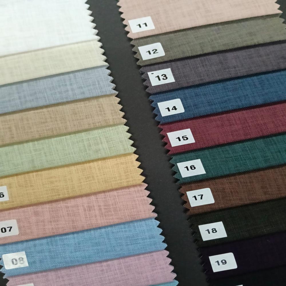 COTTON LINEN SHIRTING FABRIC 58