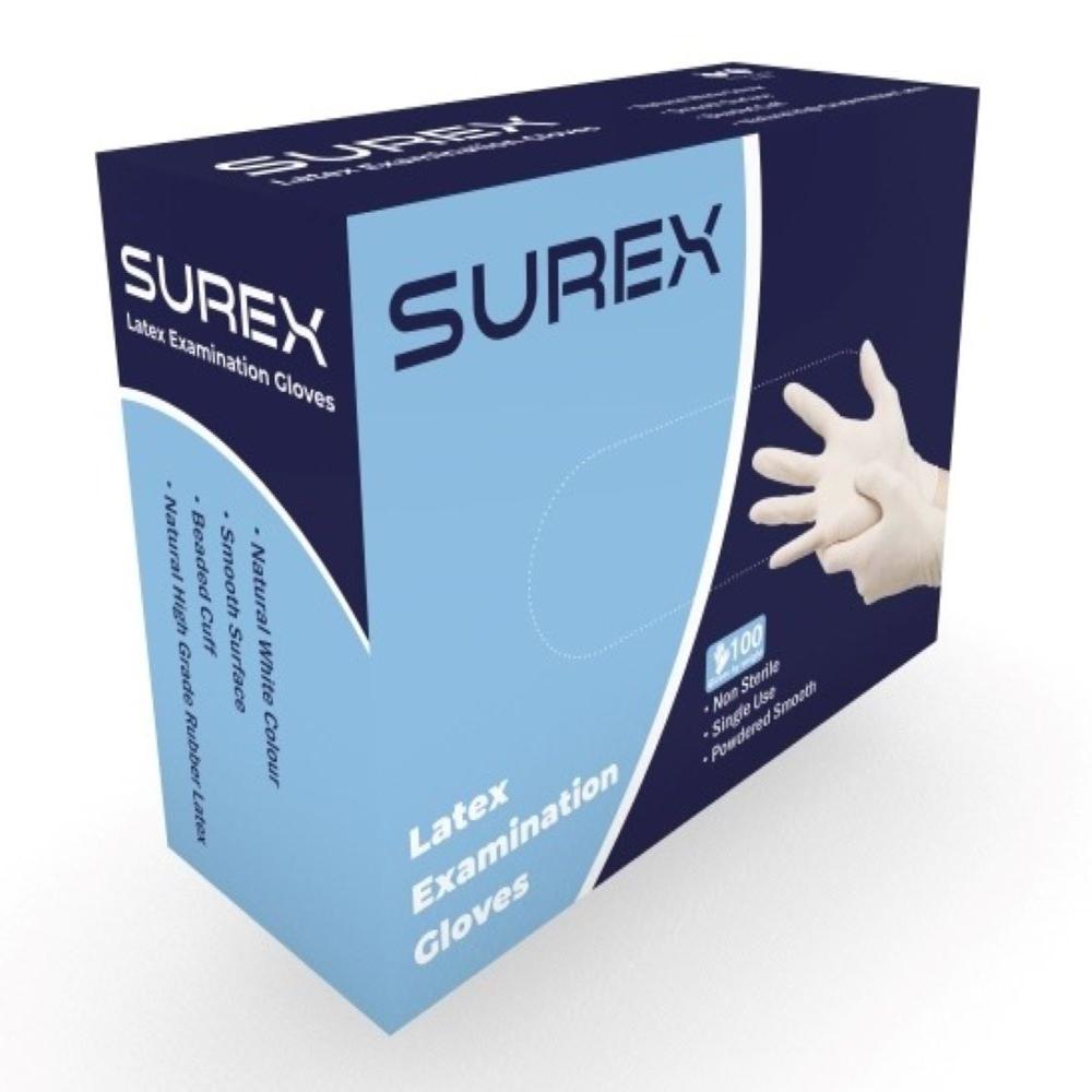 Examination Latex Gloves White - Application: Protein Content
