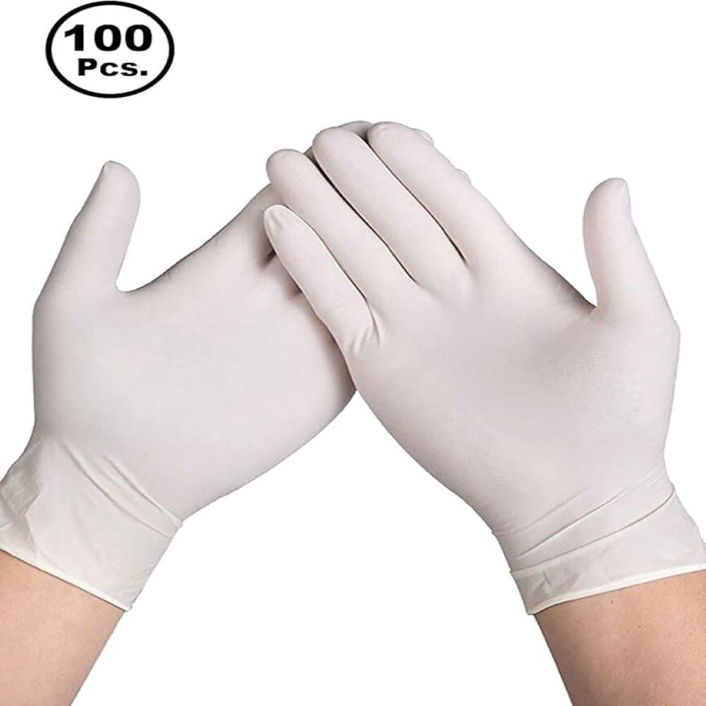 Examination Latex Gloves White