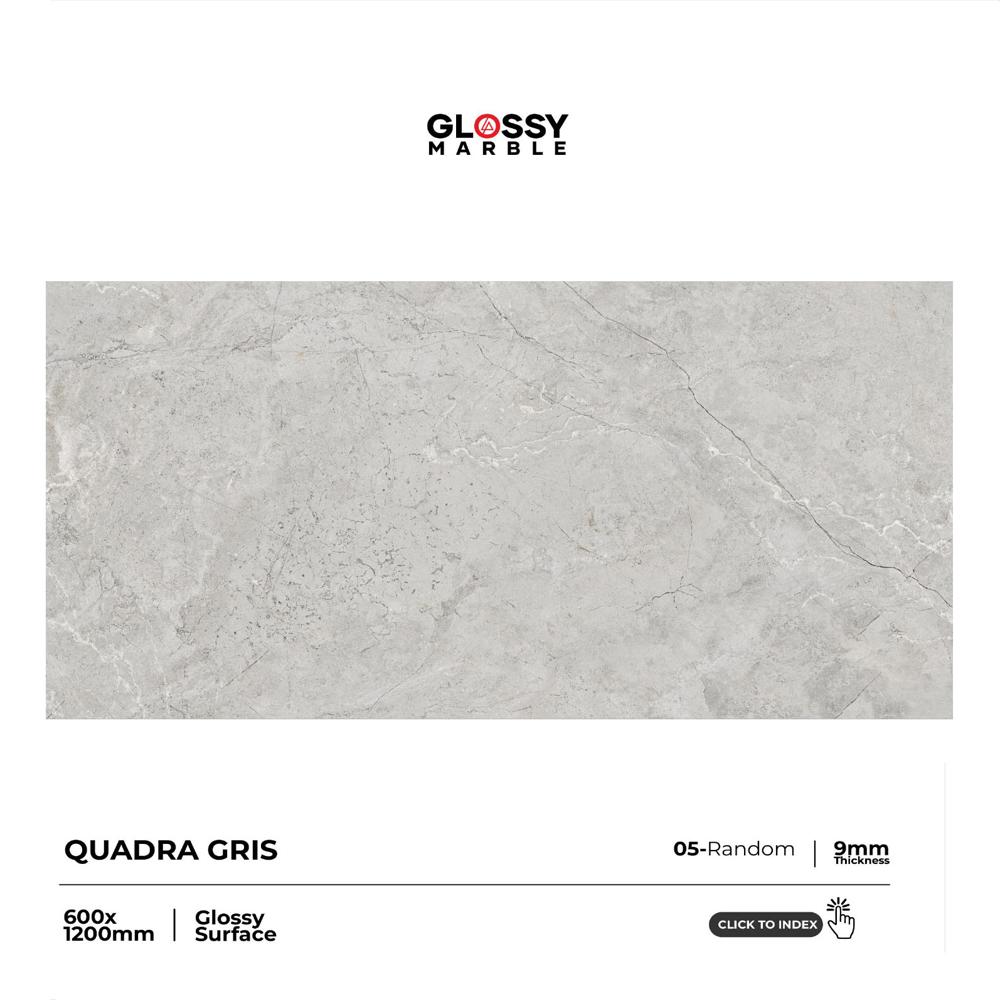 Durable Gloss Vitrified Tile - Color: Multi