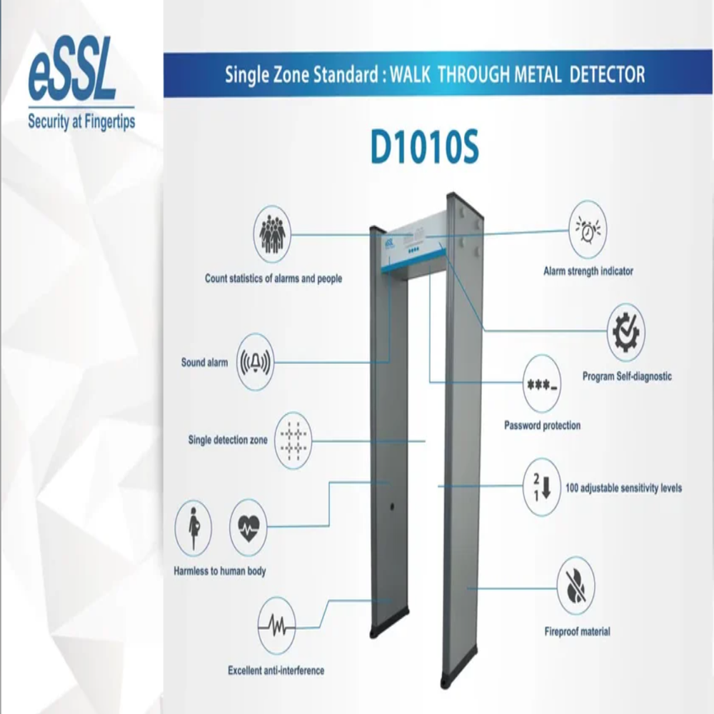 eSSL Multizone D2406 Door Frame Metal Detector
