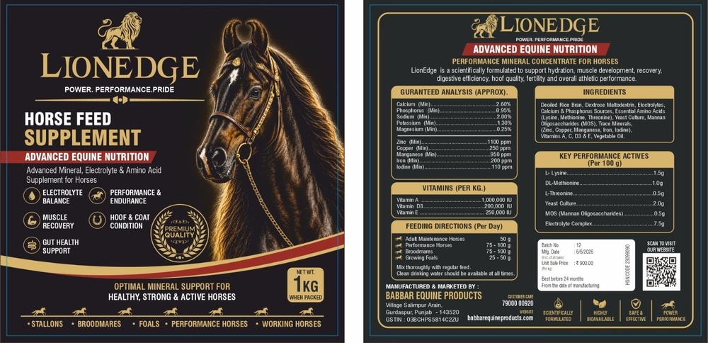 Horse Feed Supplement - Efficacy: Promote Healthy