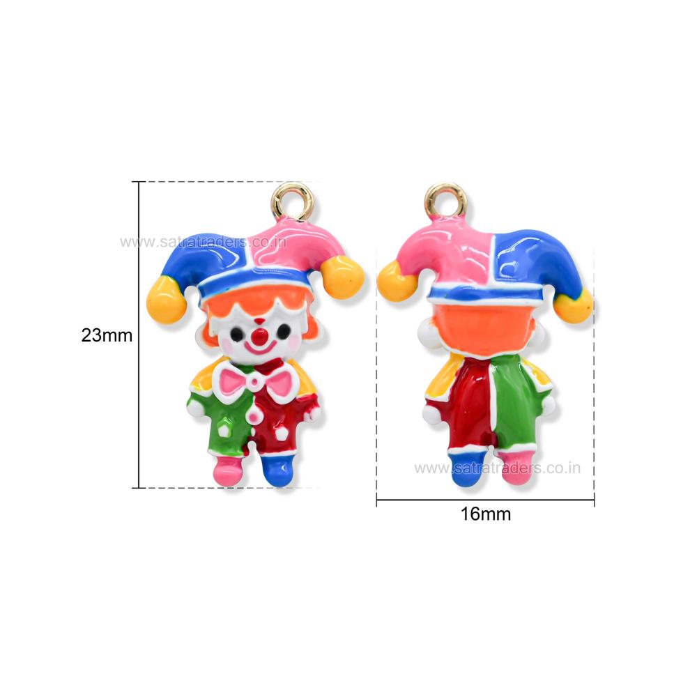 Joker Clown Charm Pendant