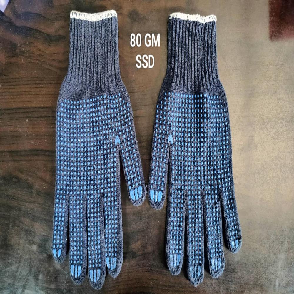 Dotted Hand Gloves - Color: Blue