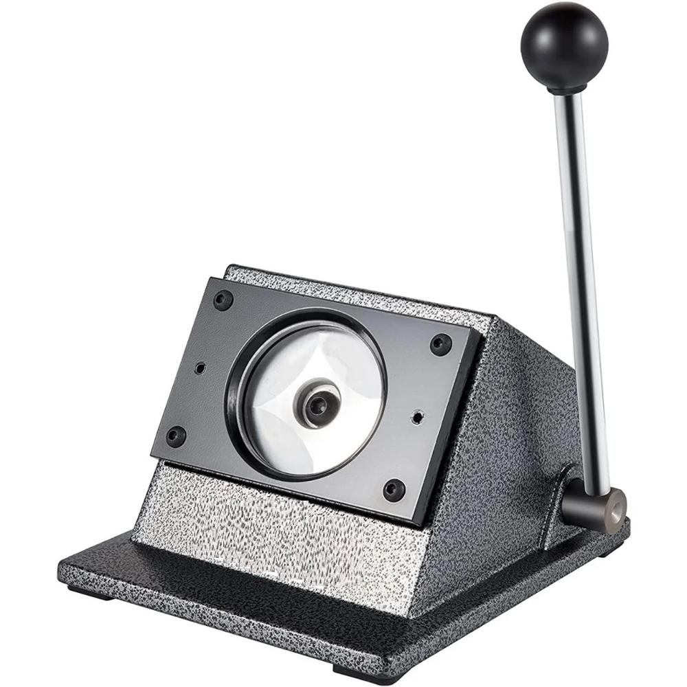 Heavy Duty 44mm Round Badge Graphic Punch Die Cutter Machine