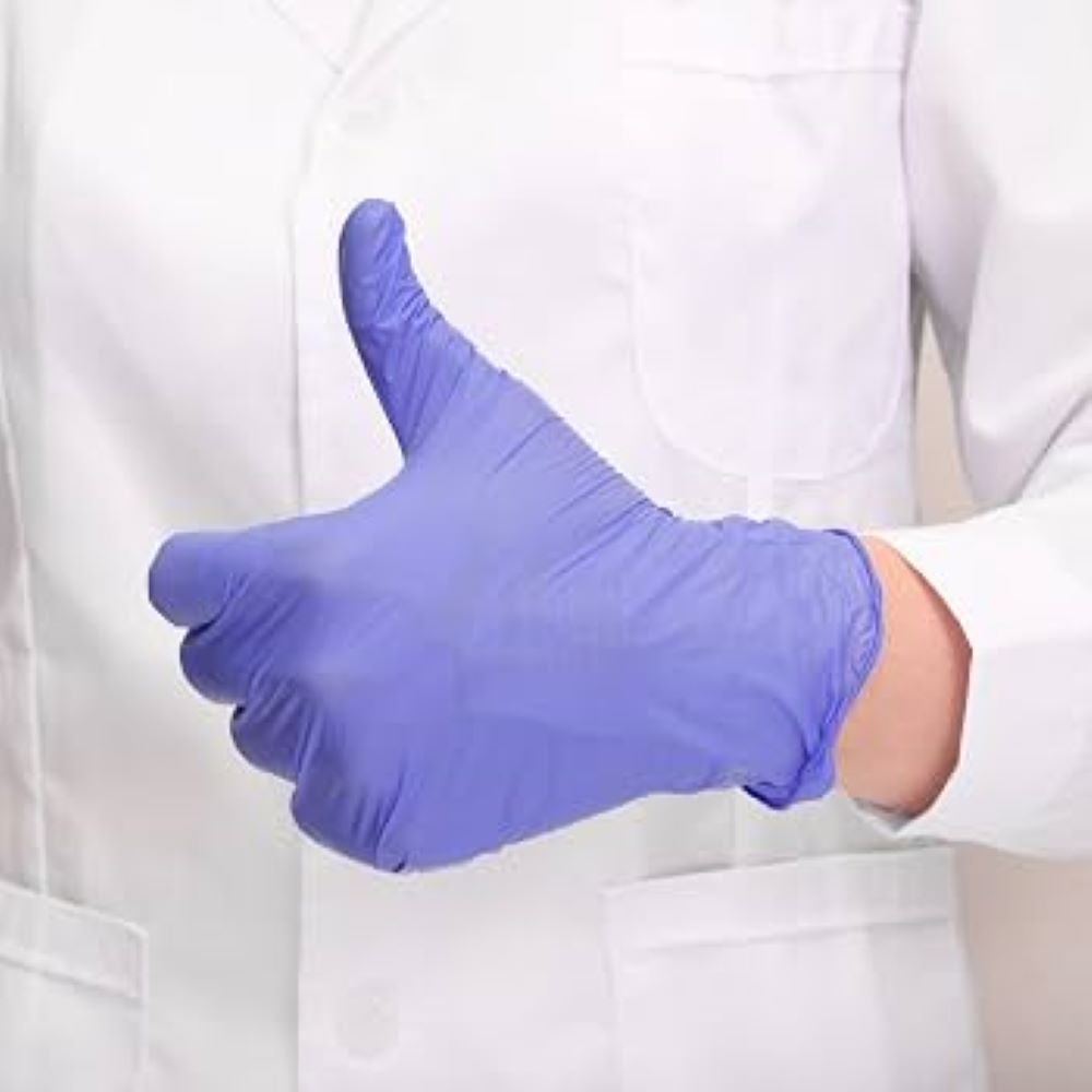 Examination Nitrile Blue Color Gloves