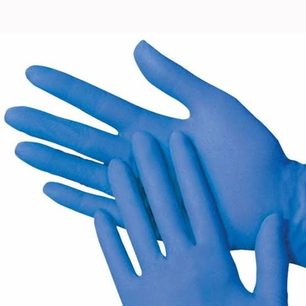 Examination Nitrile Blue Color Gloves