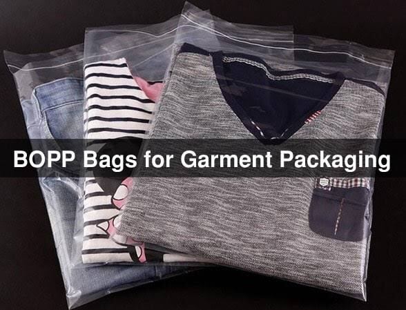 Garment Packing Bopp Bags