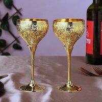 Brass Glass Set