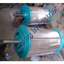 Silver Permanent Magnetic Drum Separator