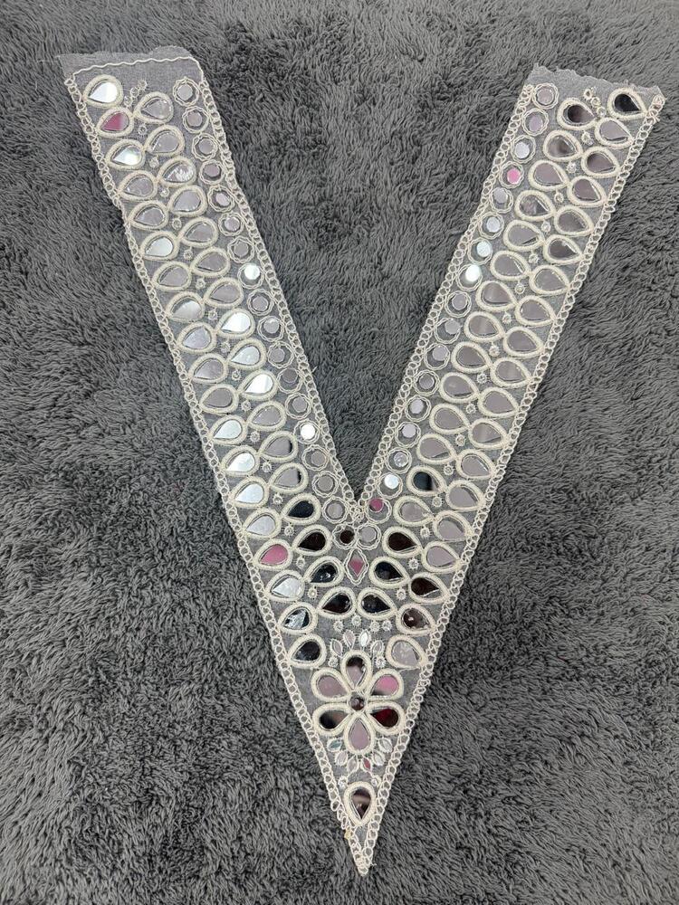 Neck Embroiderey Lace