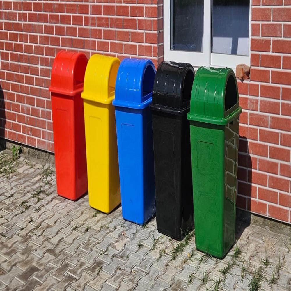 Stand Alone Outdoor Dome Dustbin 80L