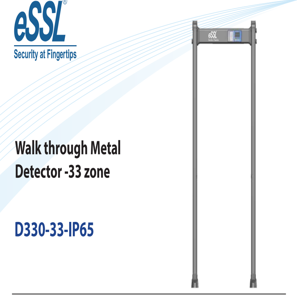D330-33-IP65 Walk through Metal Detector - 33 zone