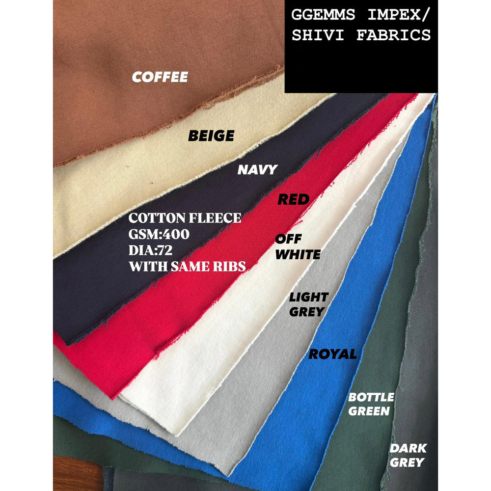 400GSM Cotton Fleece Fabric