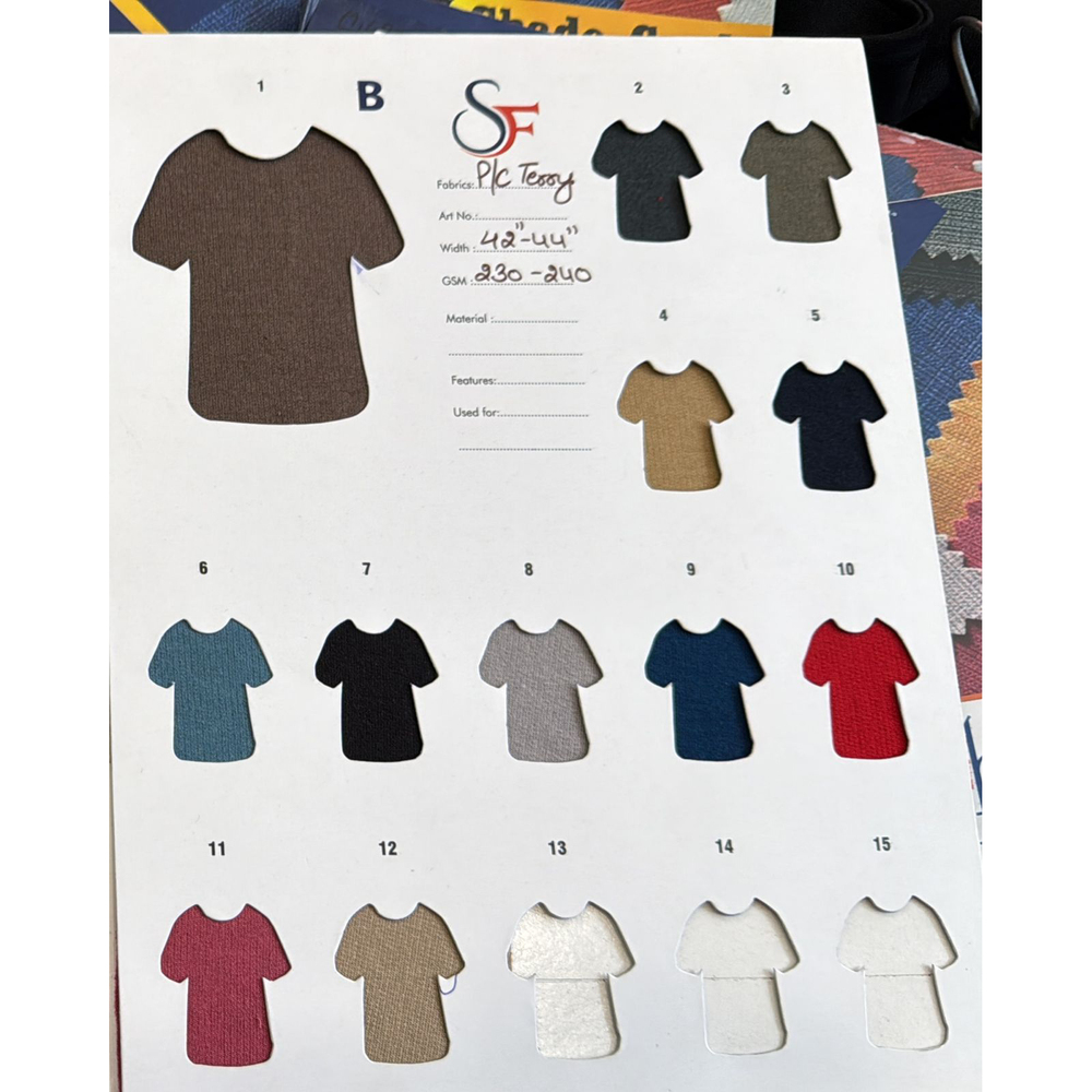 240GSM PC Terry Fabrics