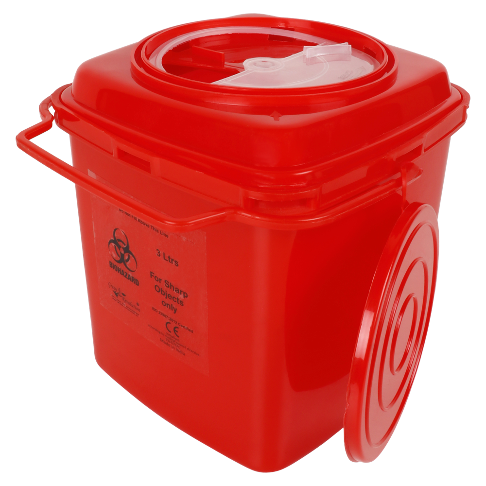 Puncture Proof Sharp Container 5l - Application: Hospital