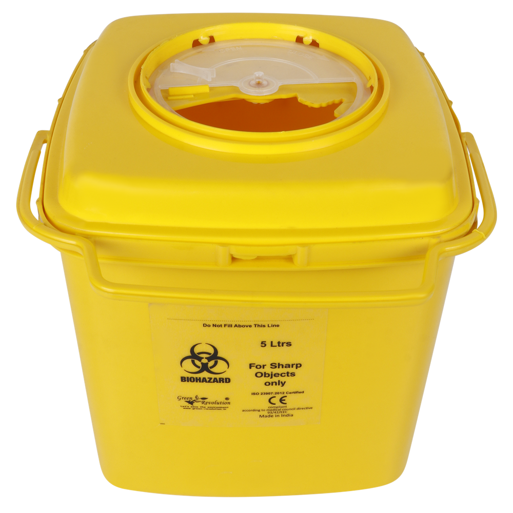 Puncture Proof Sharp Container 5l - Application: Hospital