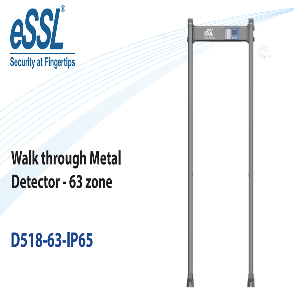 D518-63-IP65 Walk through Metal Detector - 63 zone