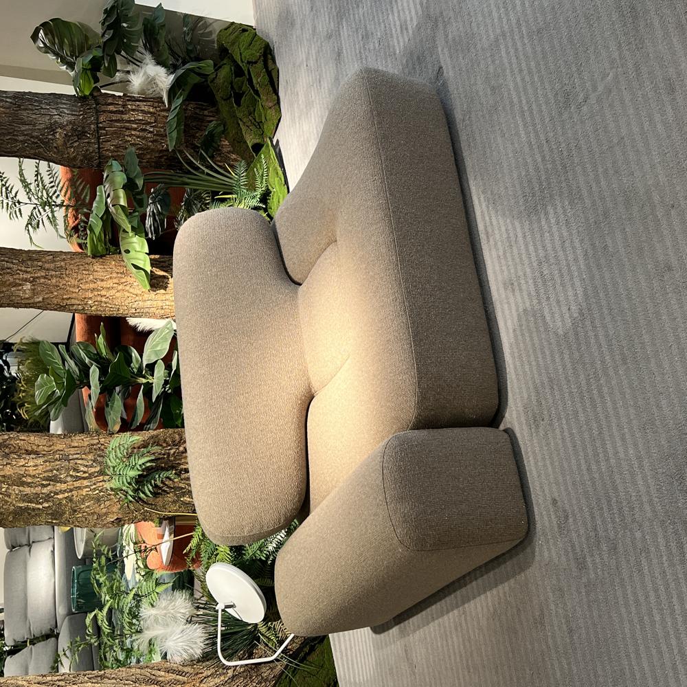 Modern Fabric Curved Modular Sofa Villa Living Room Couch
