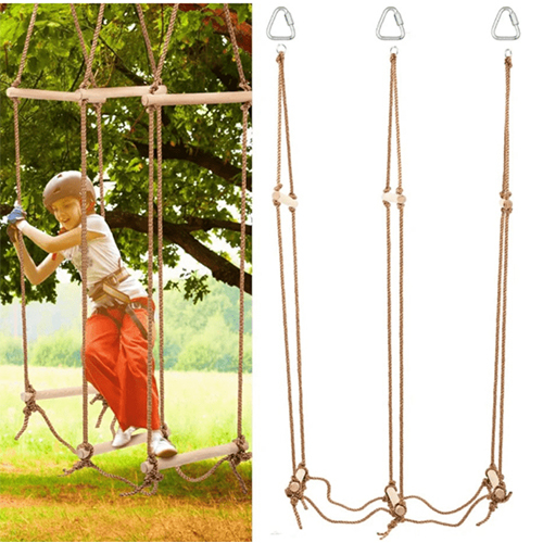 Wall Ladder - Capacity: Supports Childrens Weight (Generally Around 80-100 Kg)