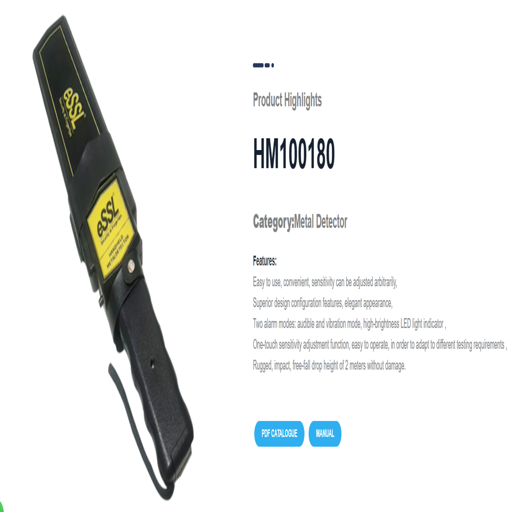 HM100180 Handheld Metal Detector