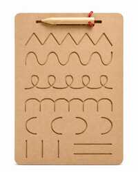 Wooden Pattern Tracing Board for Kids