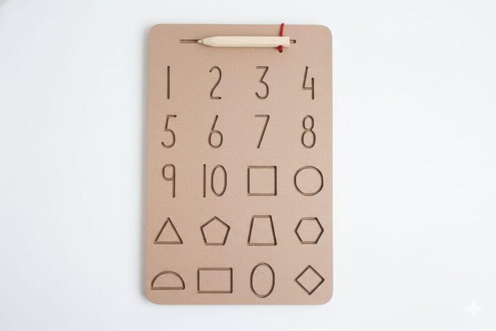Wooden Tracing Board Set for Kids