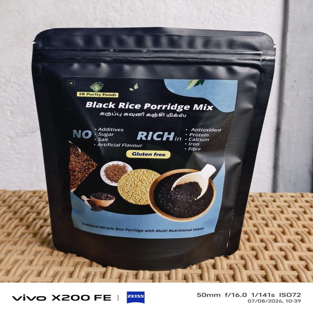 Black Rice Porridge Mix Powder