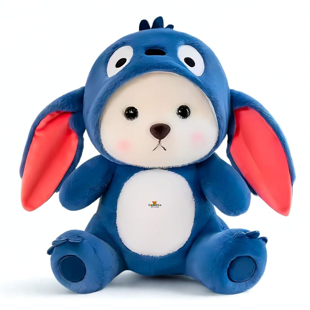 30cm Blue Hoodie Teddy Plush Toy