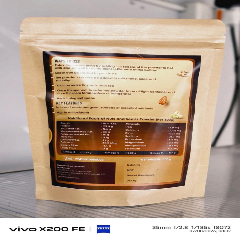 Nuts and Seeds nutrition powder (choclate flavour)