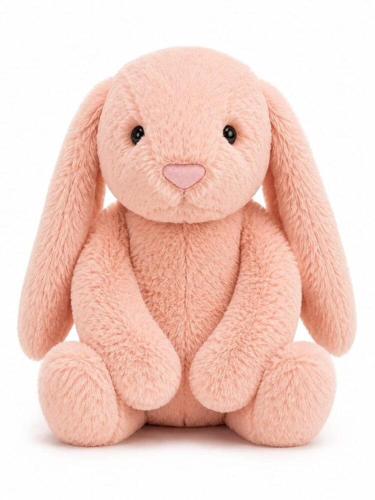 45CM Peach Cute Bunny Plush Toy
