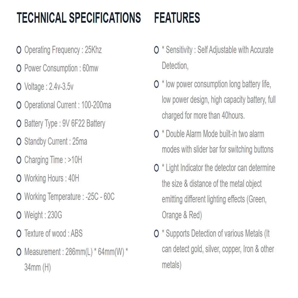 Hm520pro Handheld Metal Detector - Accuracy: Self-adjustable High-sensitivity Detection %