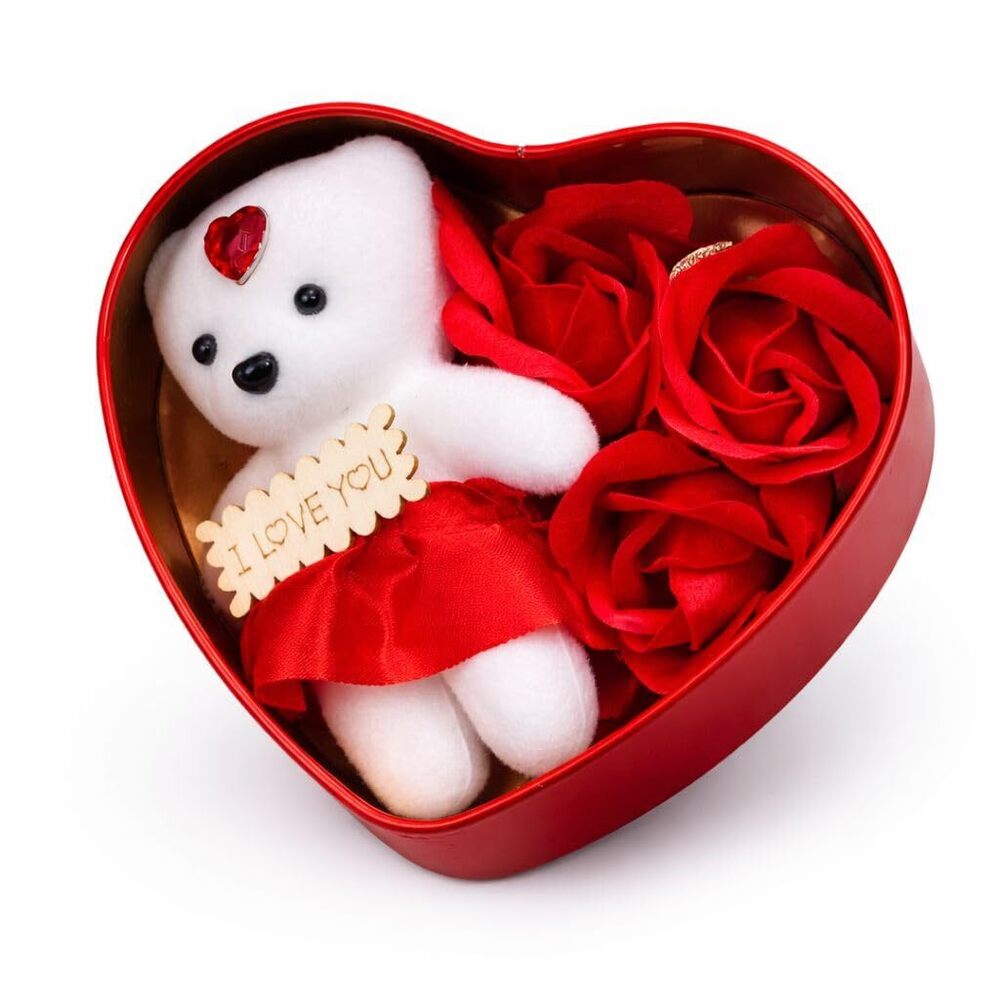 Golden Red Rose For Rose Day