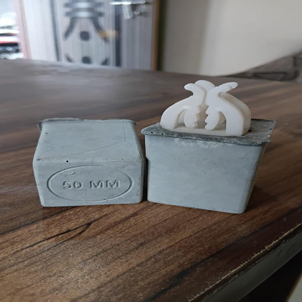 50 mm PVC clip concrete cover block